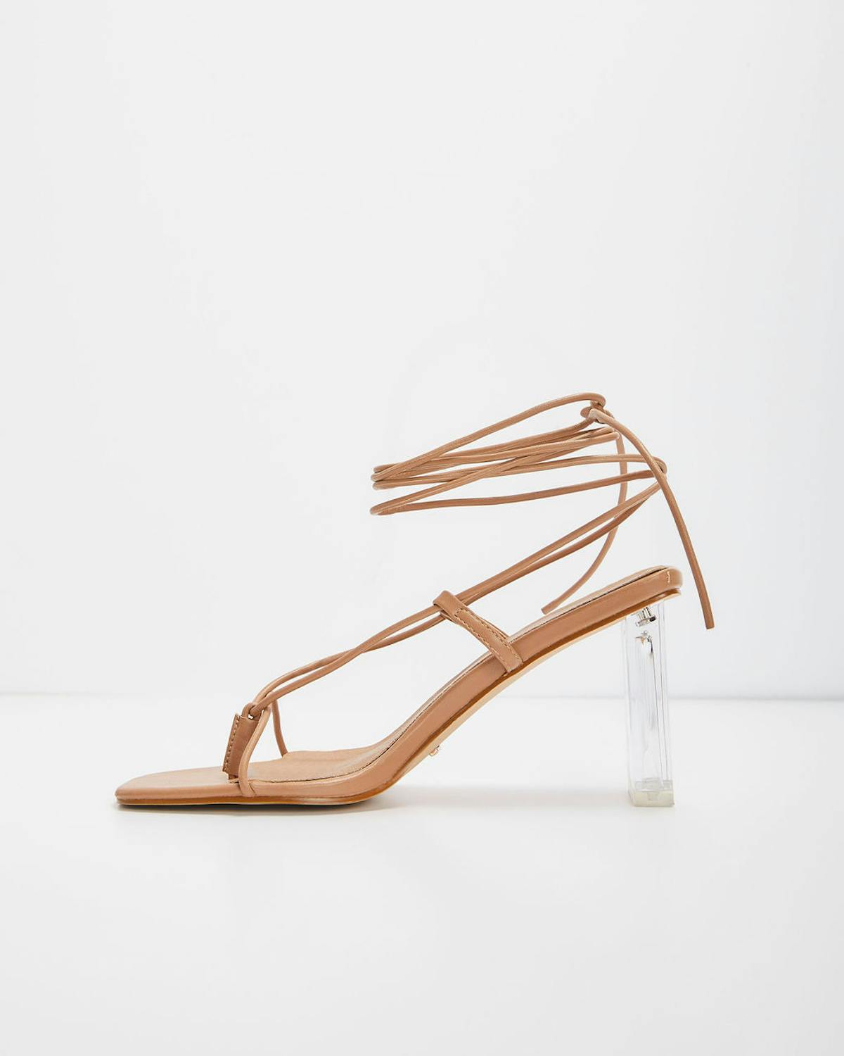 Billini - Emerie Strappy Clear Heels - Natural view 1