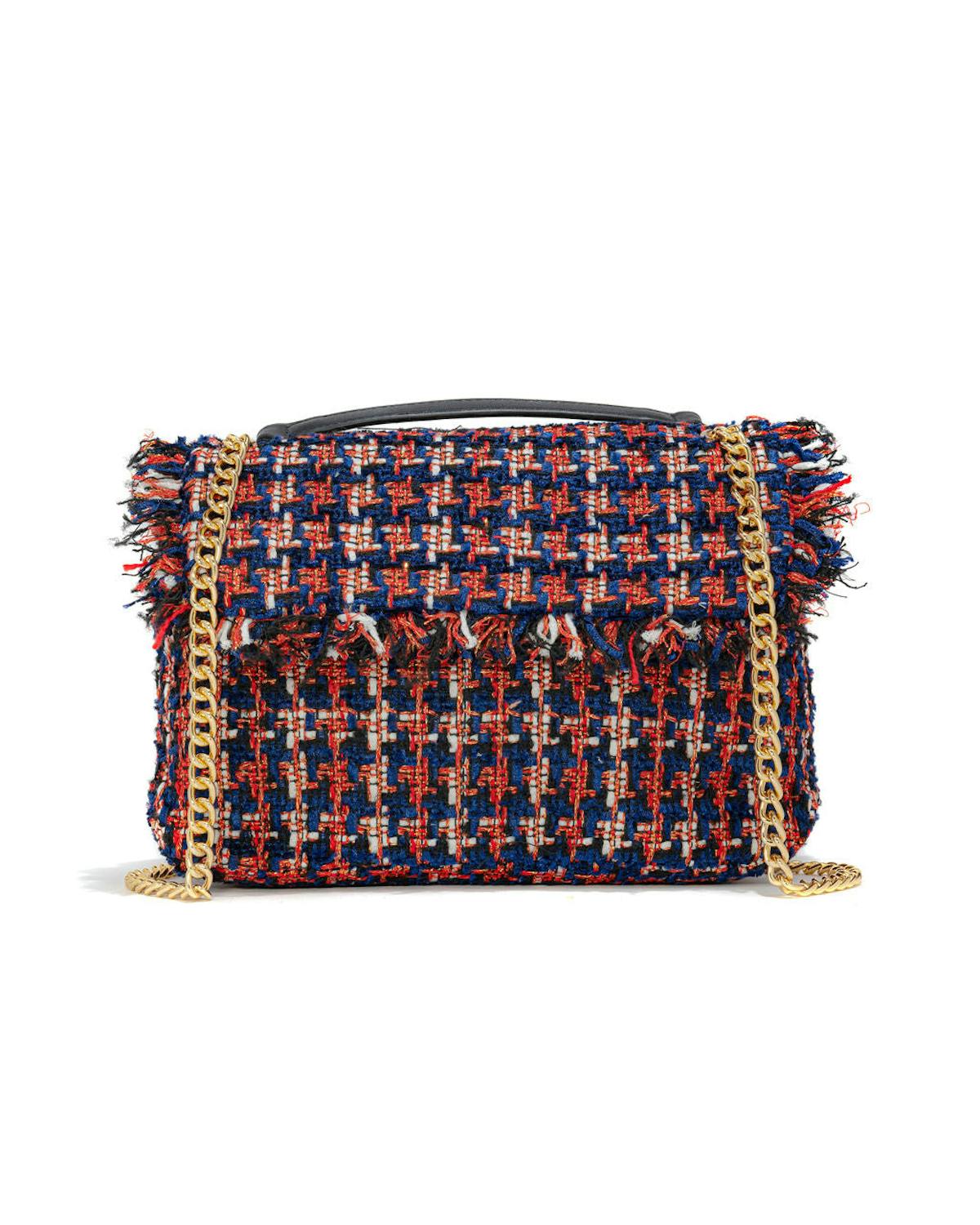 Margery Tweed Crossbody Bag - Red - FINAL SALE view 1